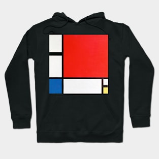 Composition with Red, Blue, and Yellow Hoodie